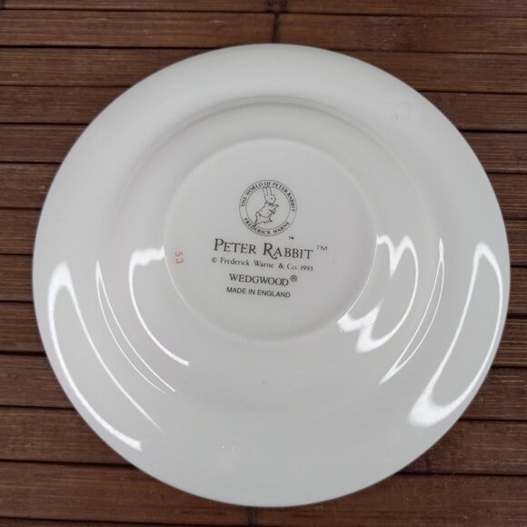 Wedgewood Peter Rabbit 6 Piece Children's Tea Set For 2 Beatrix Potter 1992 - Picture 4 of 14